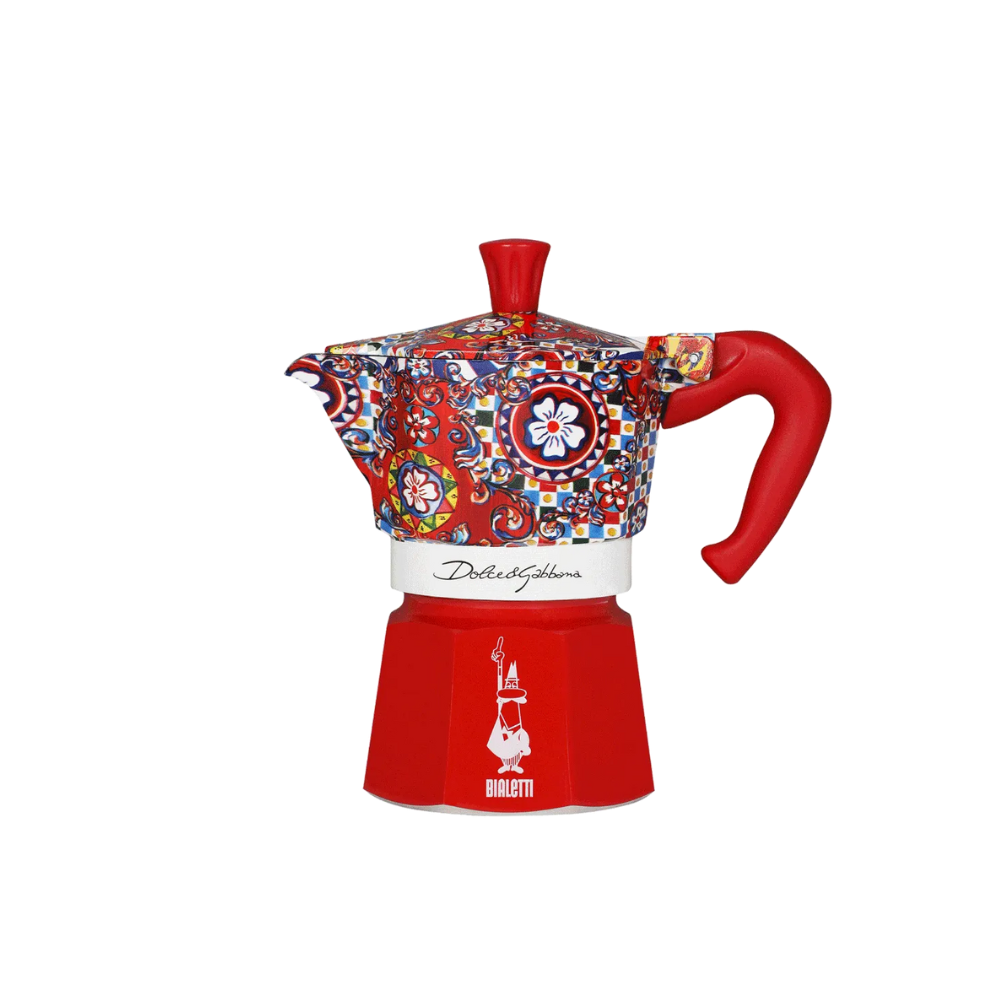 Bialetti Dolce & Gabbana Moka Express 3-Cup Espresso Maker & Coffee Set Moka Express