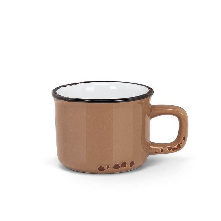 Enamel Look Espresso Cup Taupe