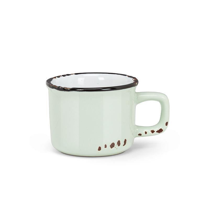 Enamel Look Espresso Cup Mint