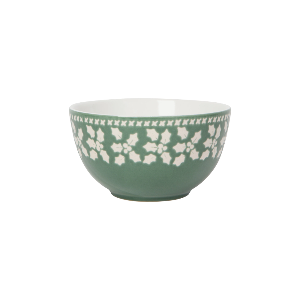 Holly Jolly Candy Bowls Green