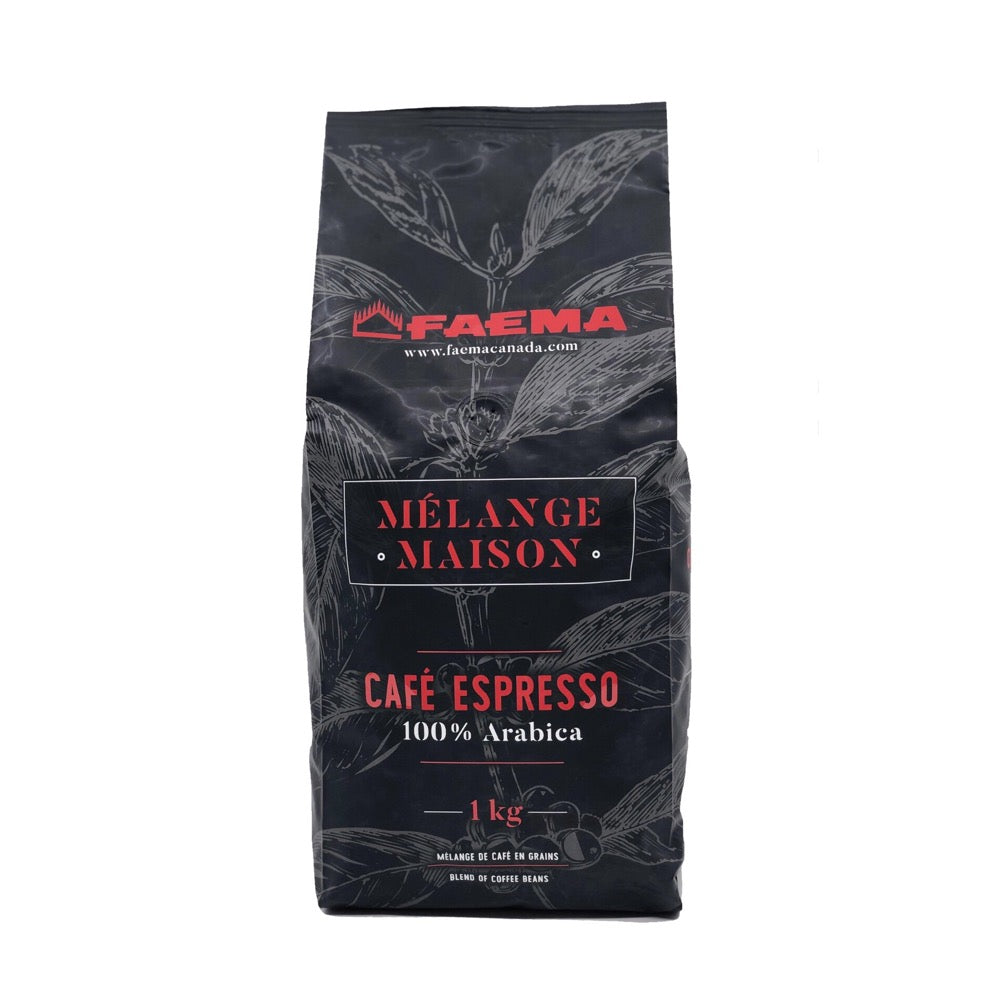 Faema espresso coffee beans with custom grinds