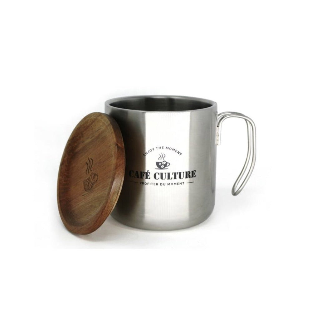 Double-Walled Mug with Lid