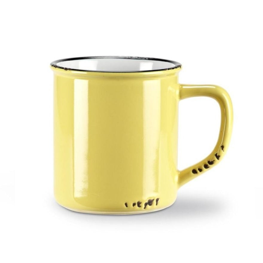 Enamel Look Mug Yellow