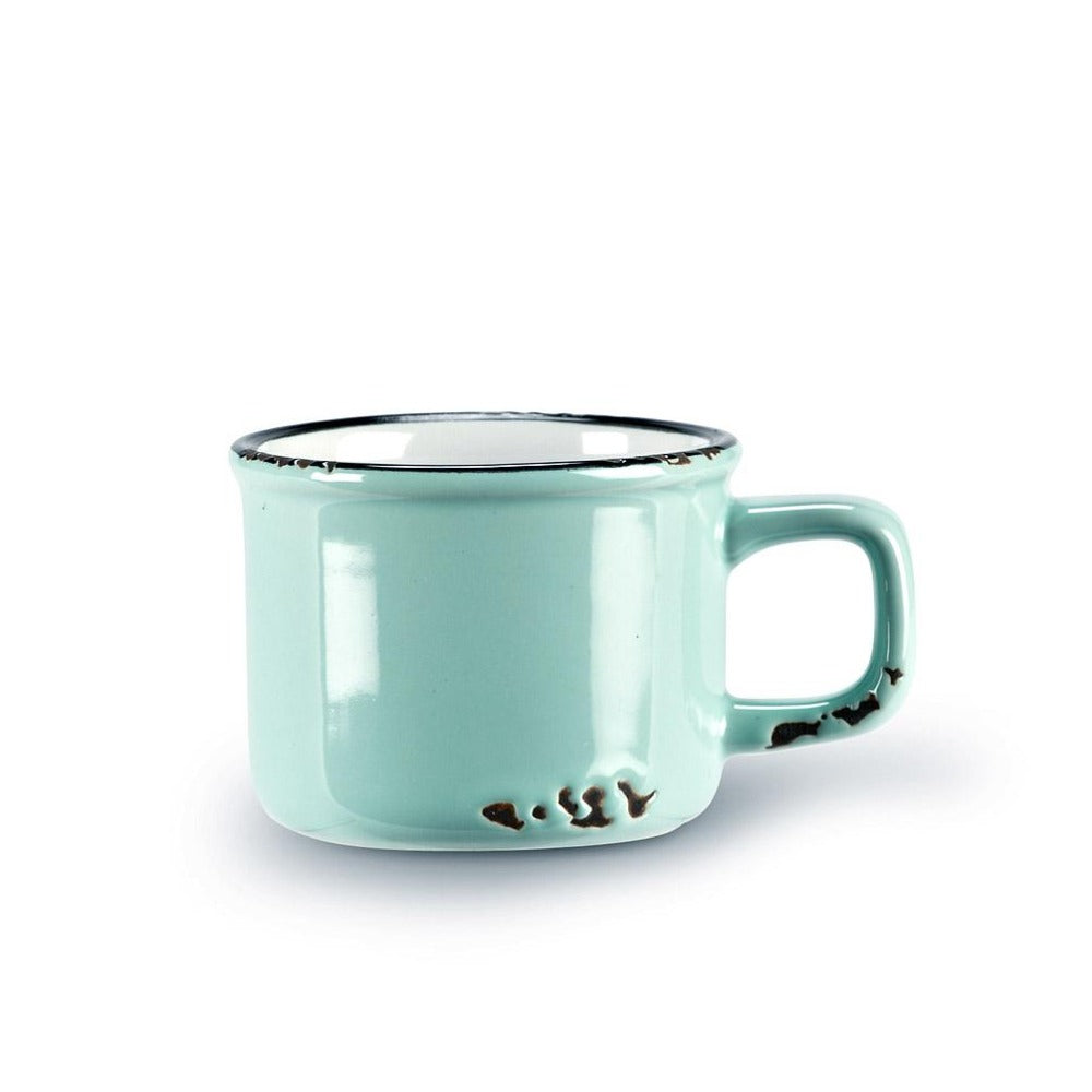 Enamel Look Espresso Cup Mint