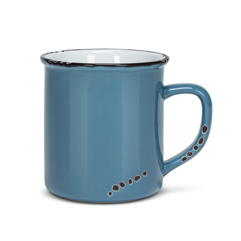 Enamel Look Mug Denim Blue