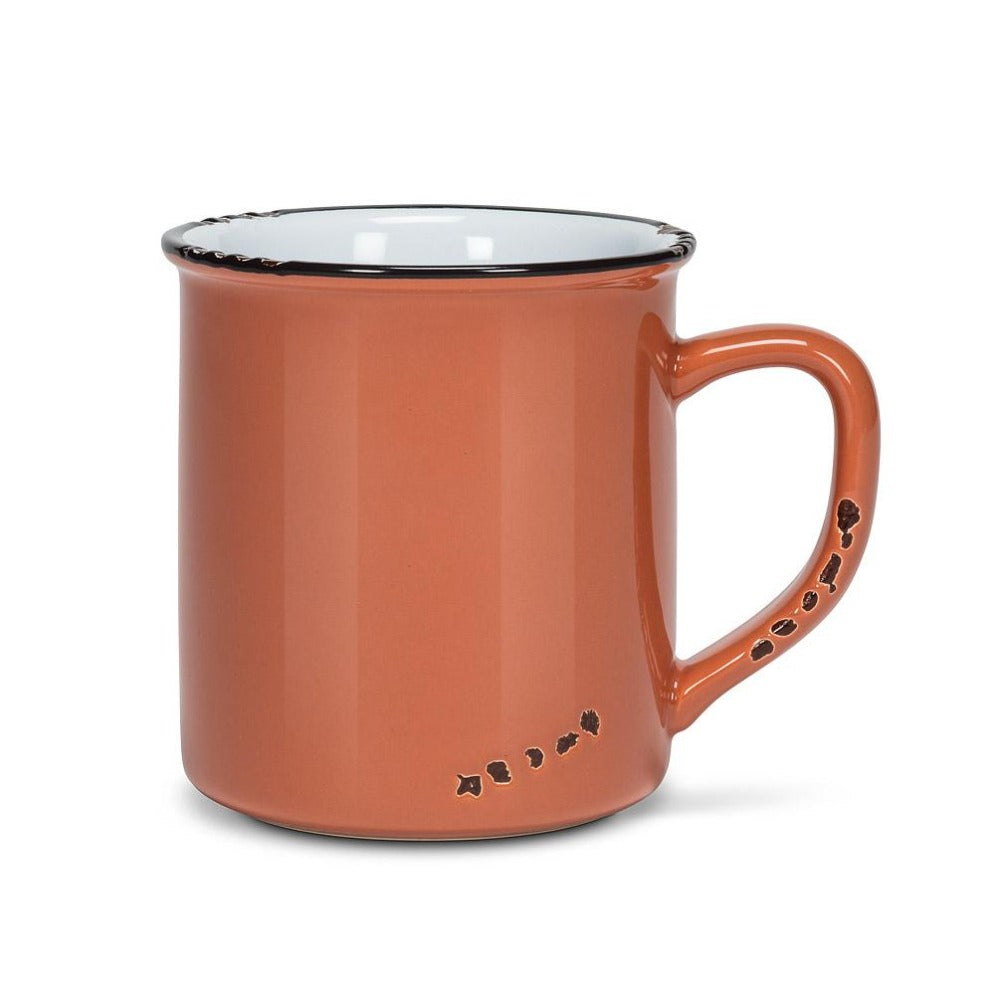 Enamel Look Mug Terracotta