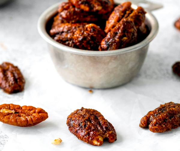 Espresso Candied Pecans - Faema Montréal