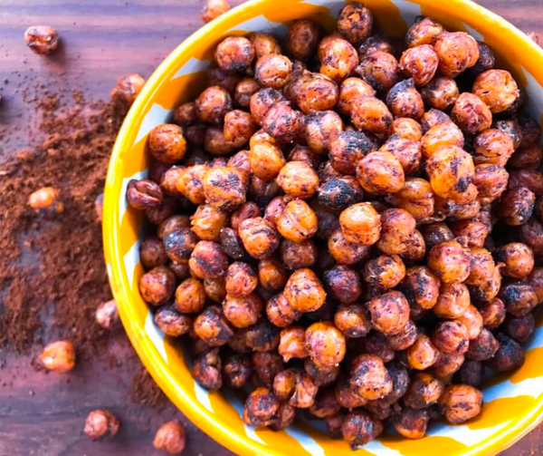 Spicy Cocoa Espresso Roasted Chickpeas - Faema Montréal