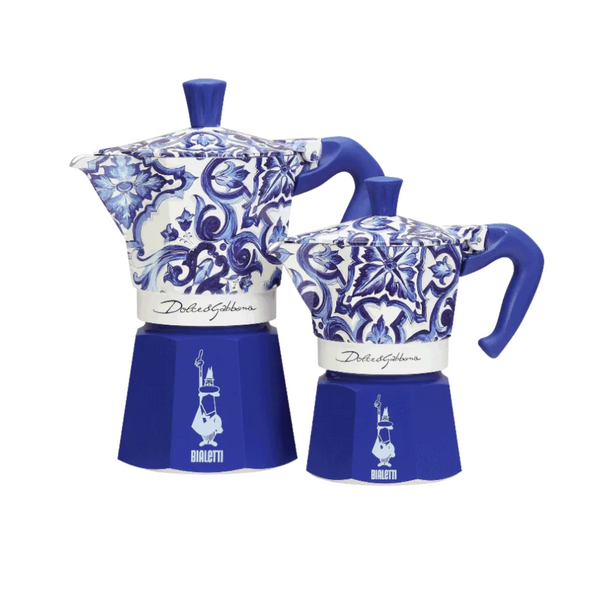 限定品 BIALETTI DOLCE&GABBANA ドルチェ&ガッバーナ　青 BialettiDolce_GabbanaMokaExpre