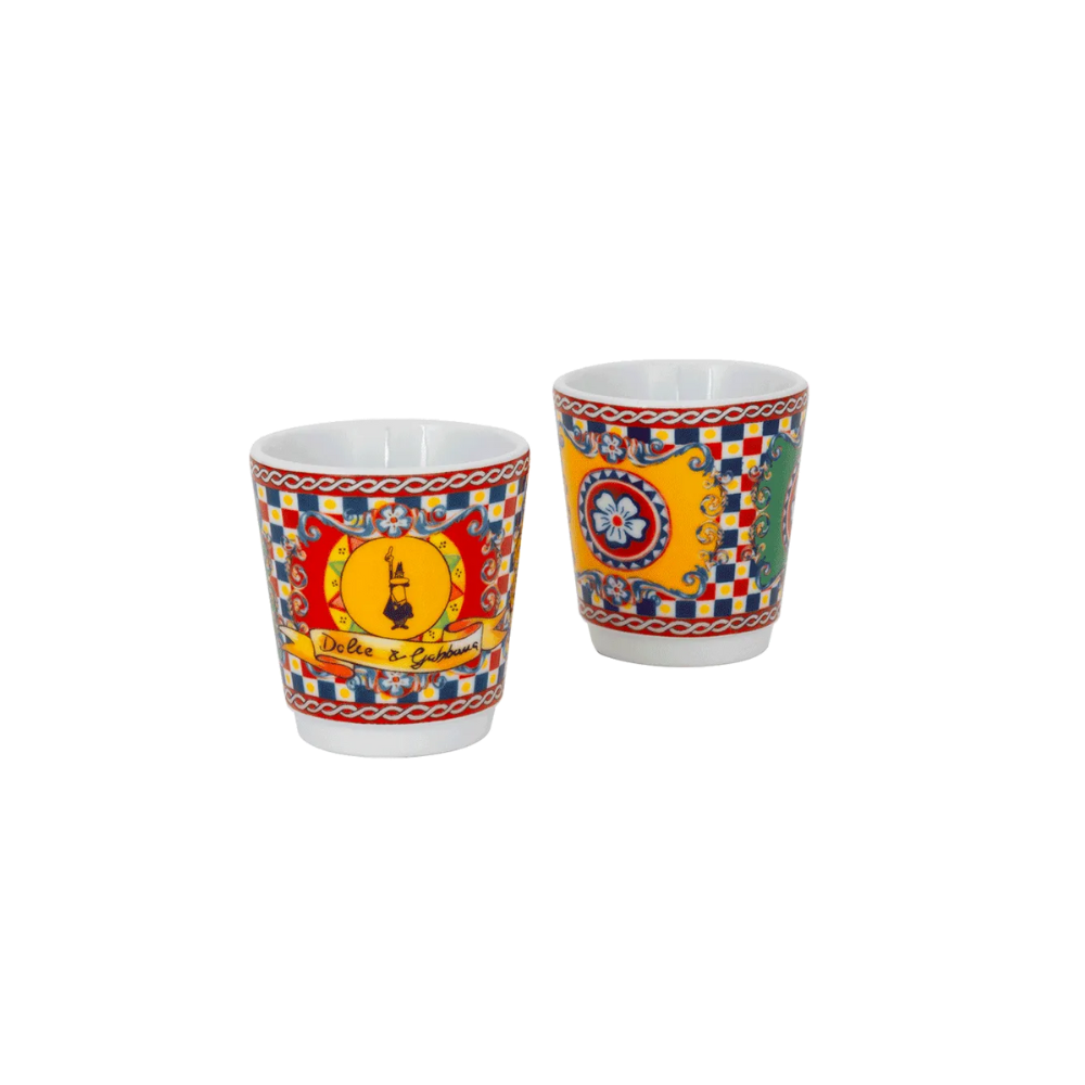 Bialetti Dolce & Gabbana Moka Express 2-Cup, Porcelain Cup