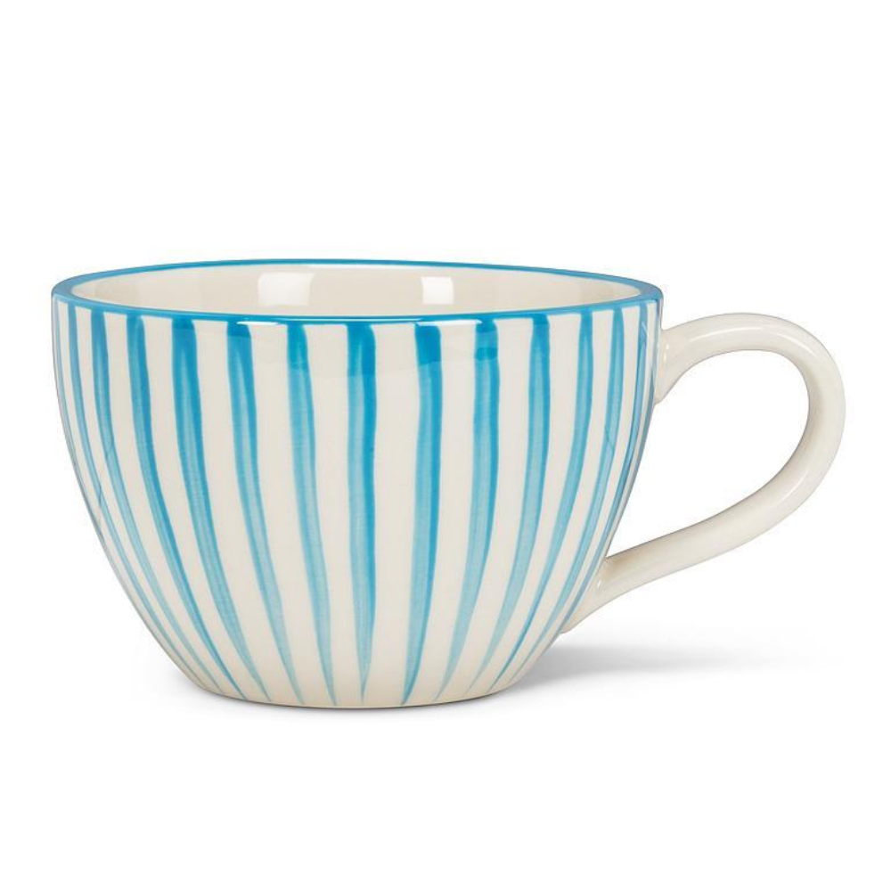 Cabana Latte Mug Blue