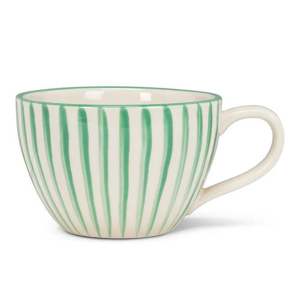 Cabana Latte Mug Green
