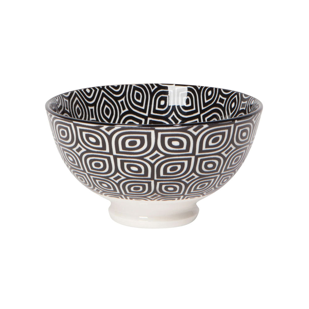 small Black &amp; White Geo Bowl