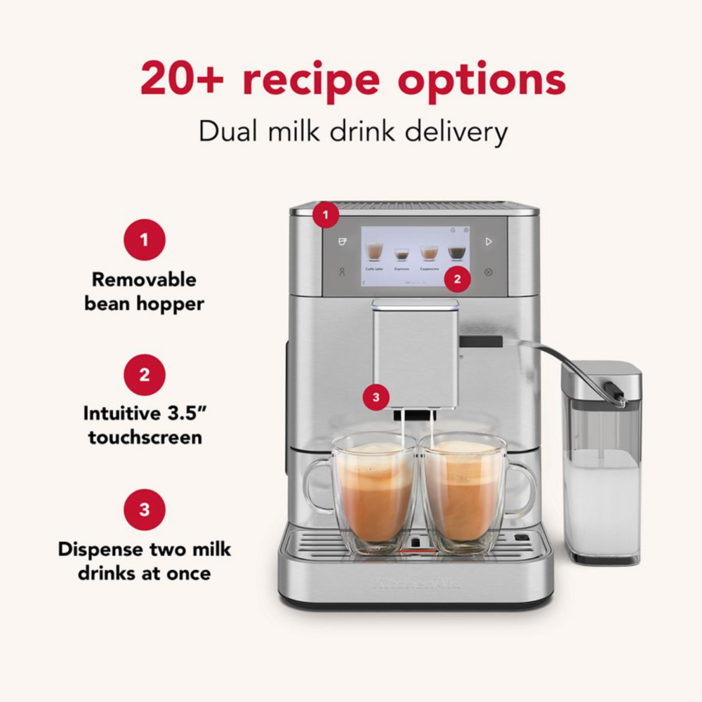 KitchenAid KF8 Drink Options