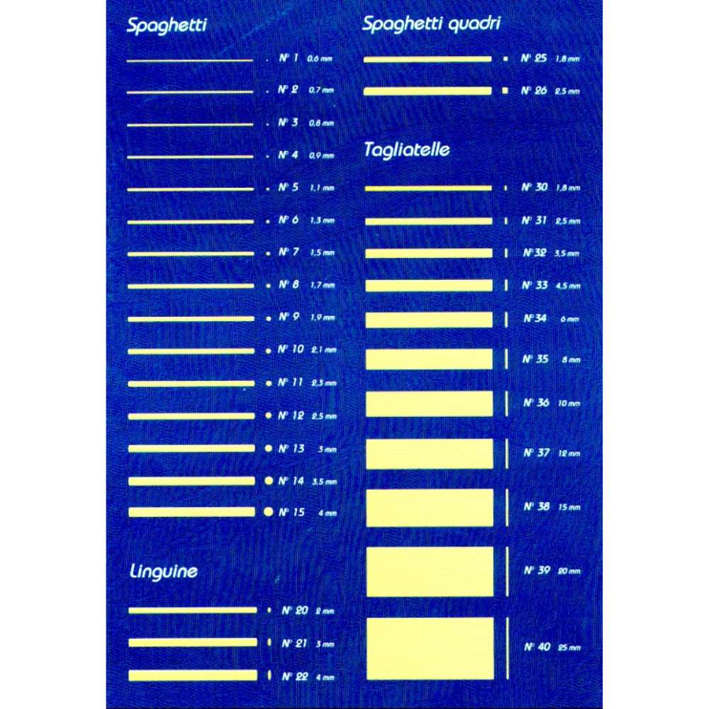 La Prestigiosa Valentina 5 Pasta Machine Pasta Types