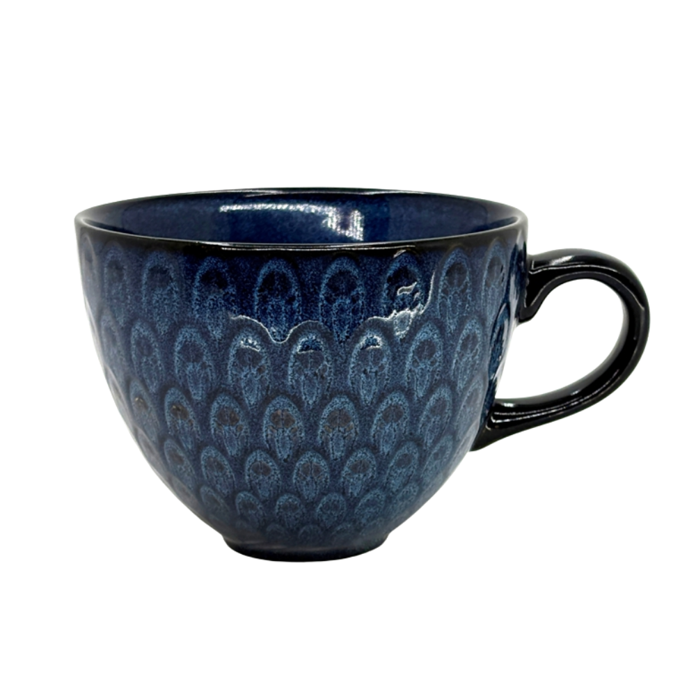 Plume Latte Mug Blue
