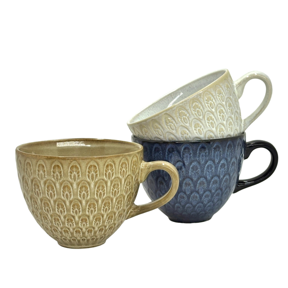Plume Latte Mugs