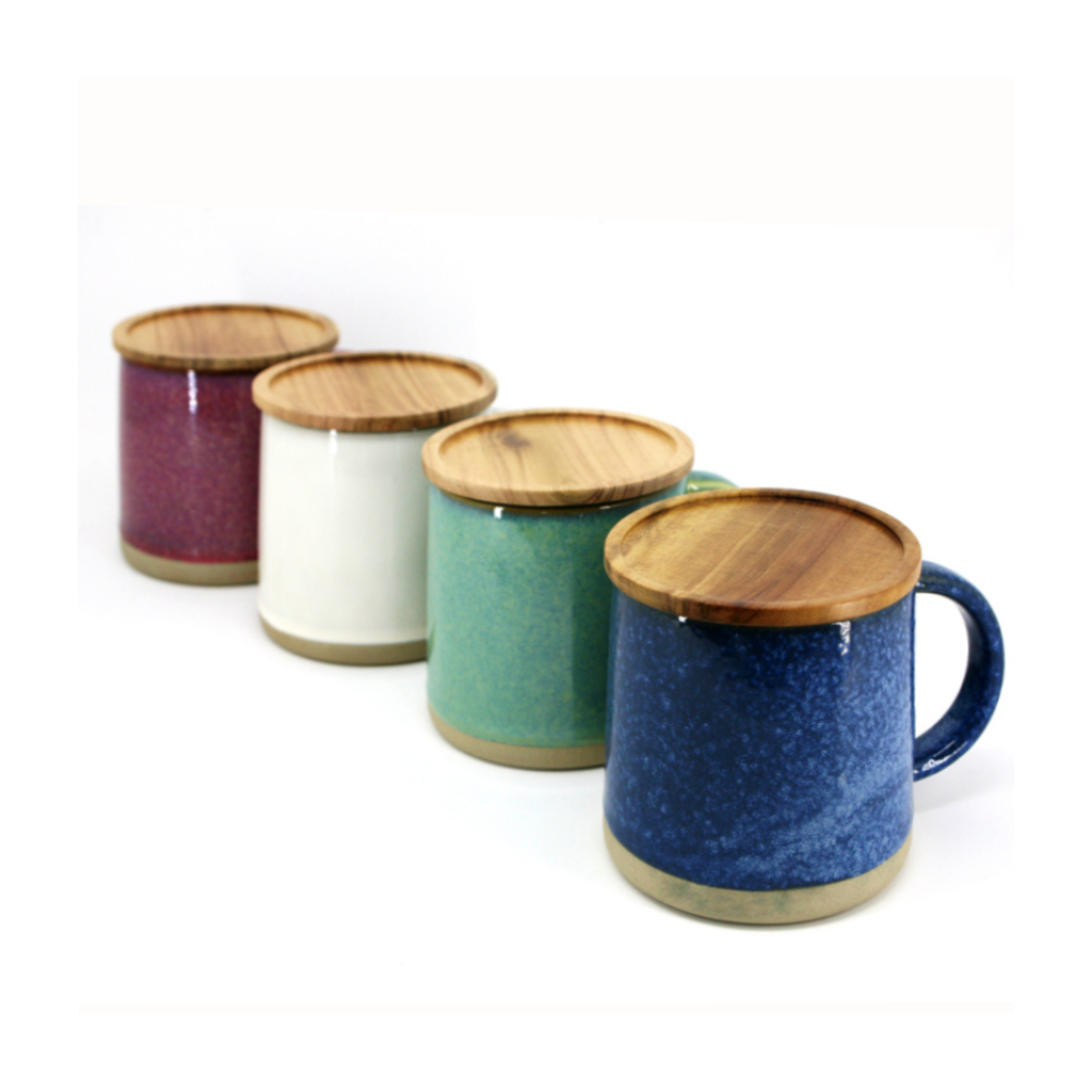 Reactive Mugs Lined Up