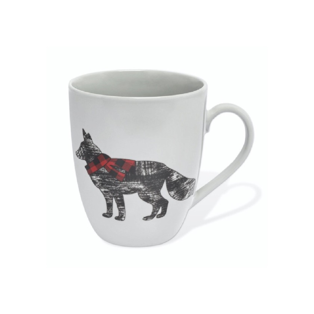 Wolf Porcelaine Mug