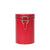 Small Matte Steel Canister Carmine  Red