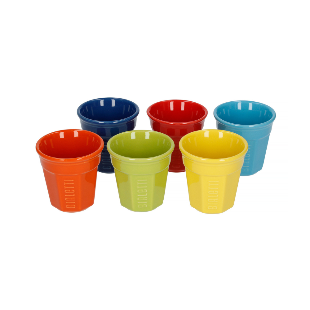Buy Bialetti Bicchierini 6-Piece Octagonal Cup Set Multicolour, Montreal, Quebec, Canada