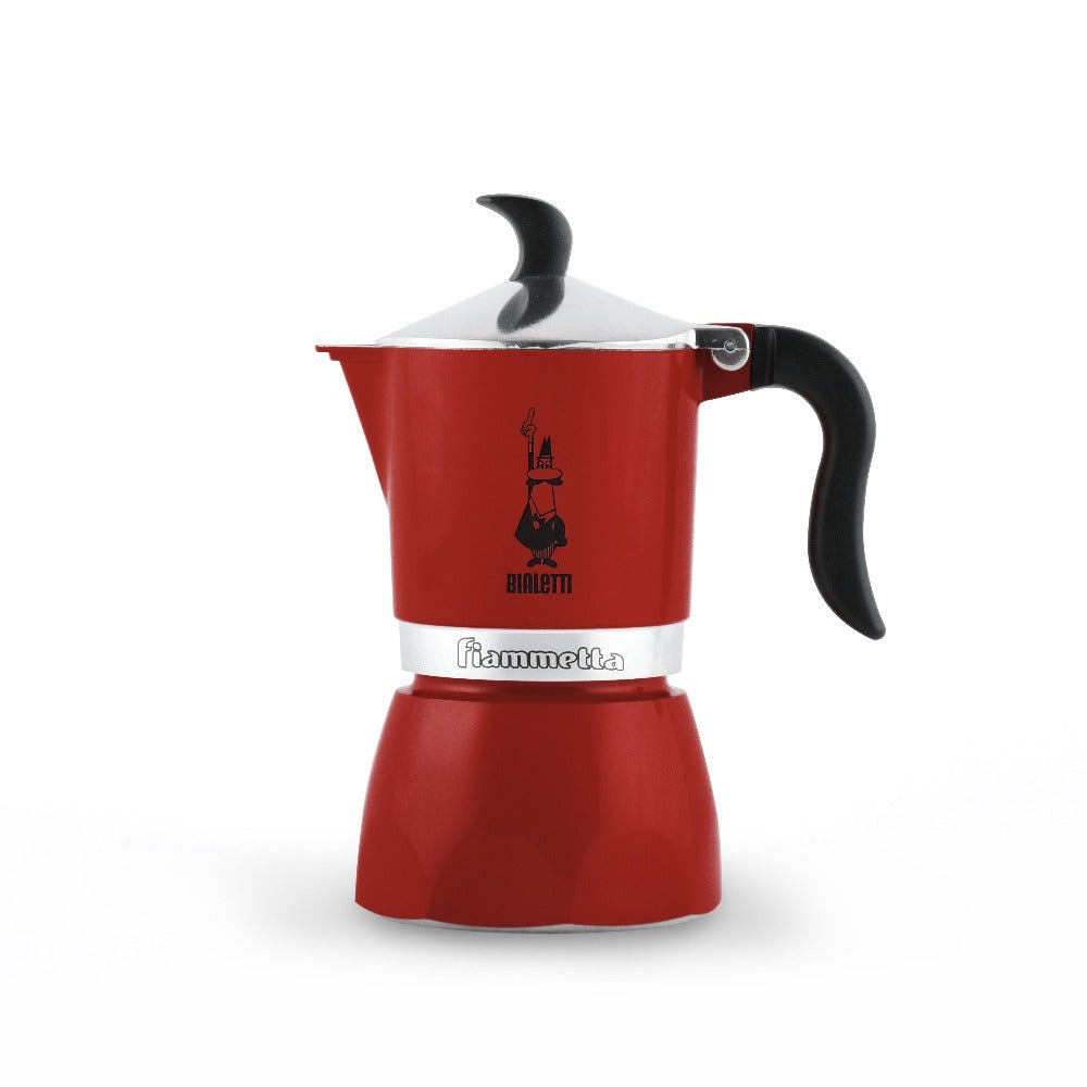 Bialetti Fiammetta Red stovetop espresso coffee maker