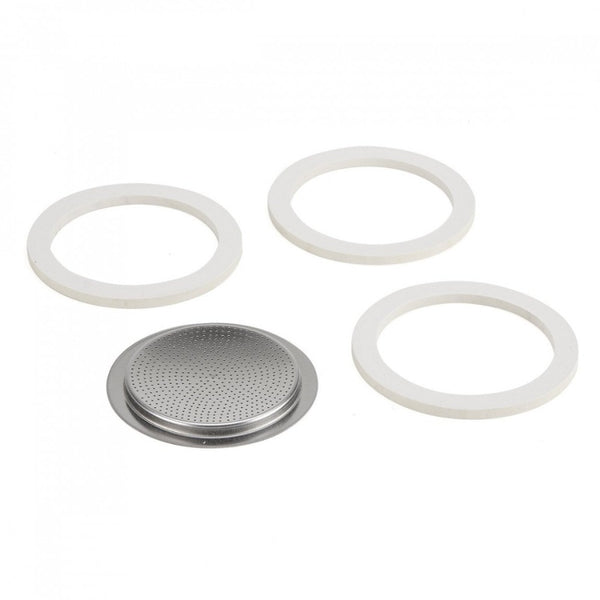 Bialetti Moka Express Filter Plate and Gaskets - Faema Montréal