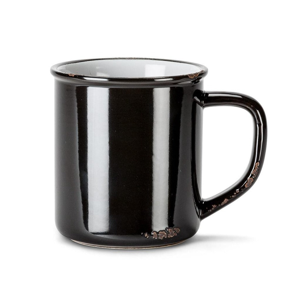 Enamel Look Mug Black
