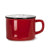 Enamel Look Cappuccino Cup Red