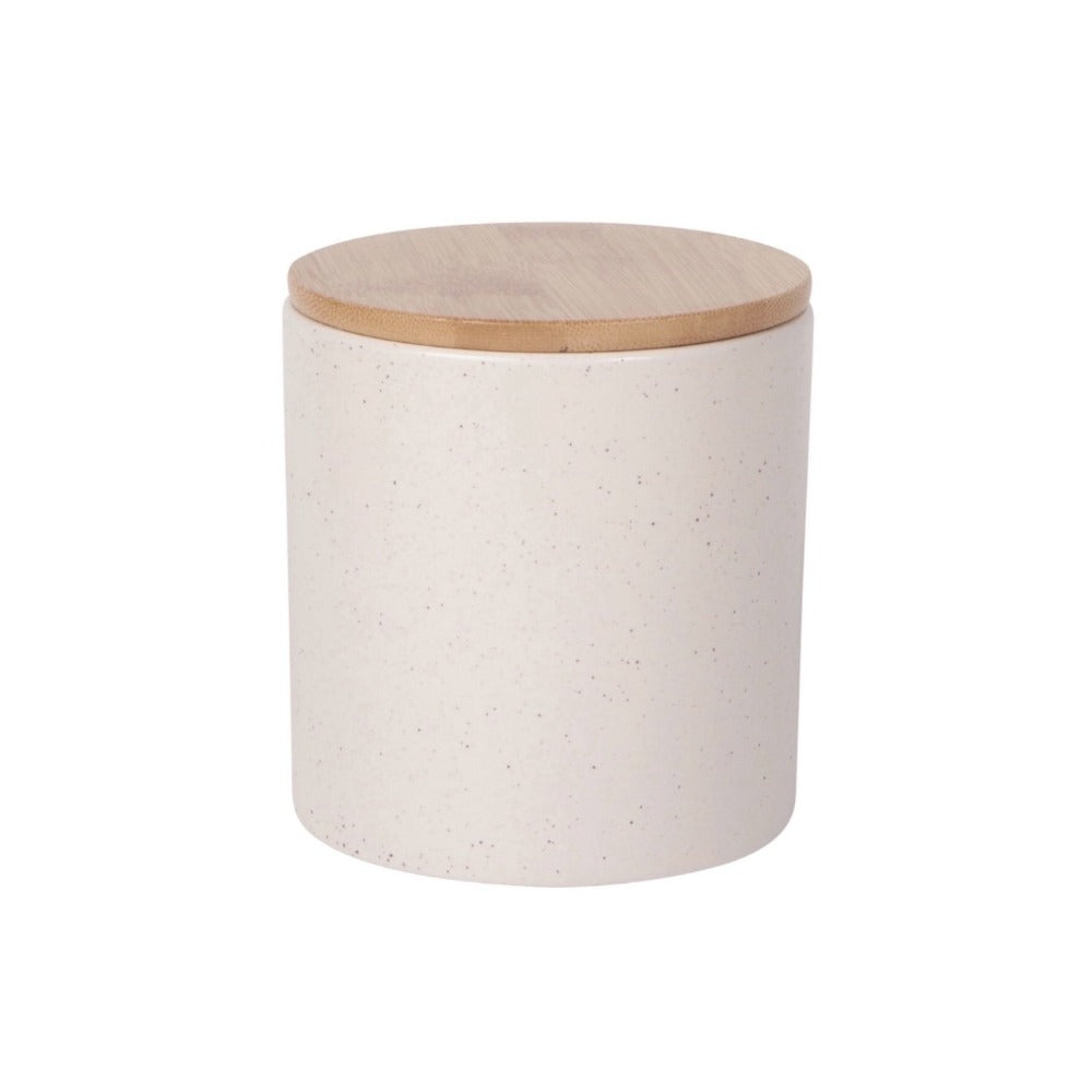Medium Sandstone Stonewear Canister