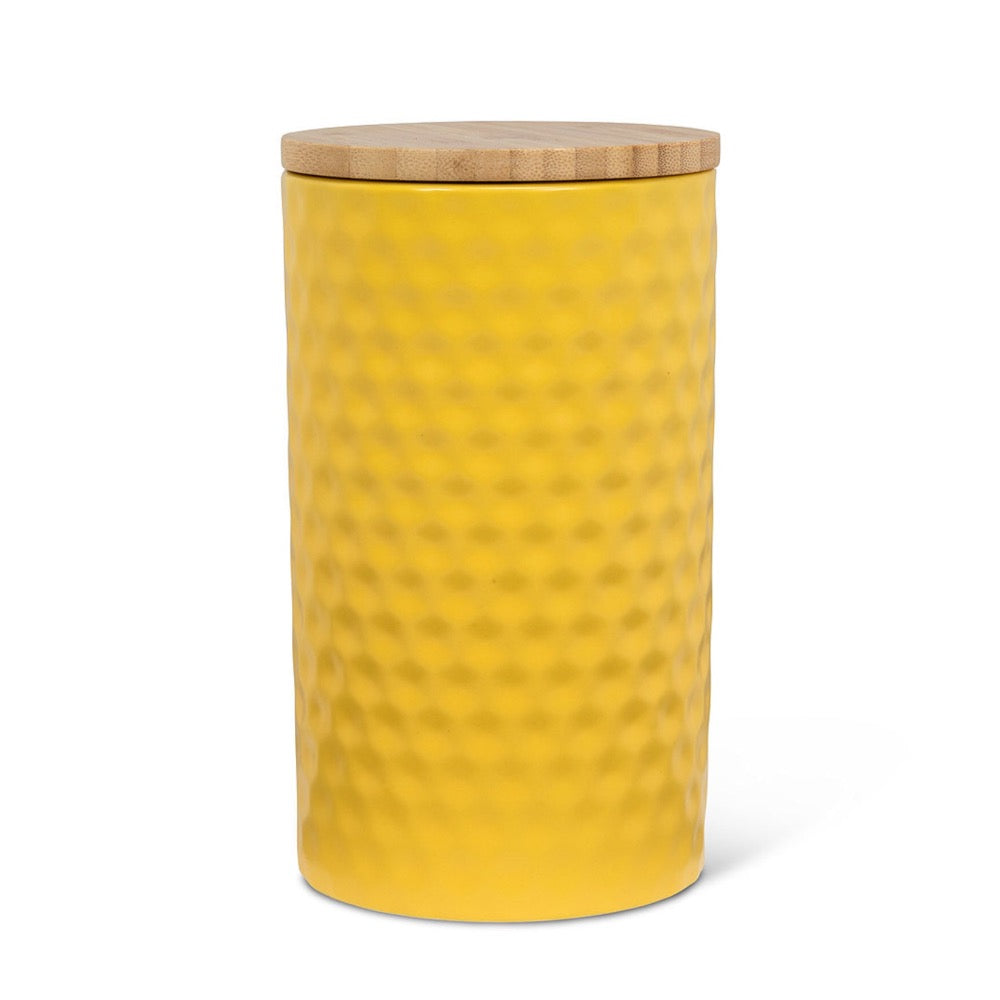 Large Hexagon Textured Canister