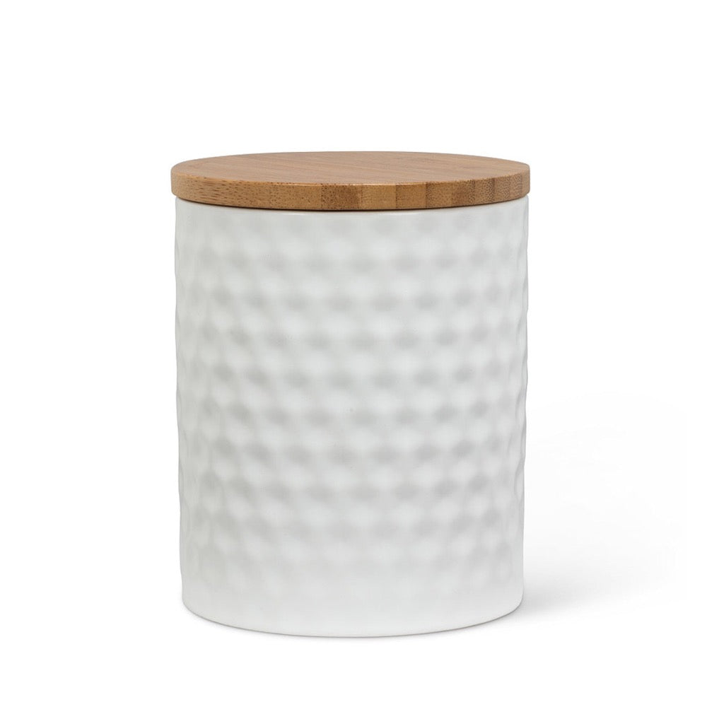 Medium Hexagon Textured Canister